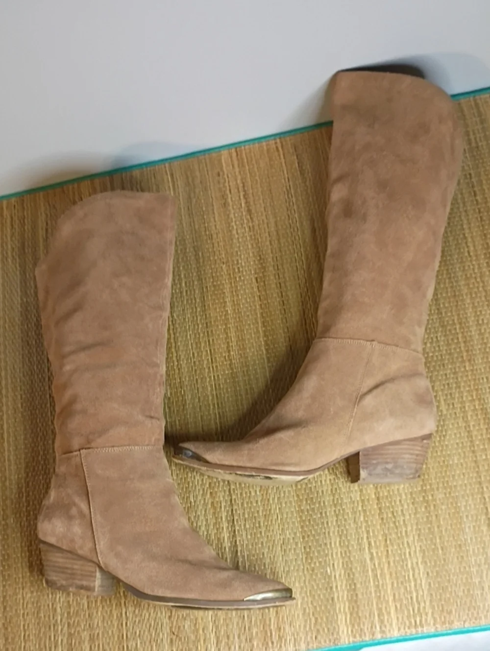 Chinese Laundry Tall Suede Over-the-Knee Boots in Tan